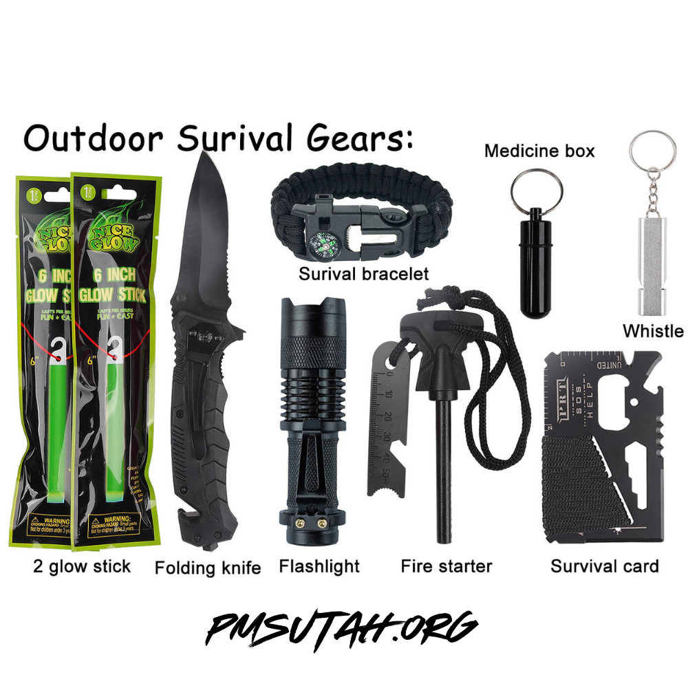 Emergency Survival Kit Bag First Aid Kit Gift Men Dad Brother Protest Event Hunt