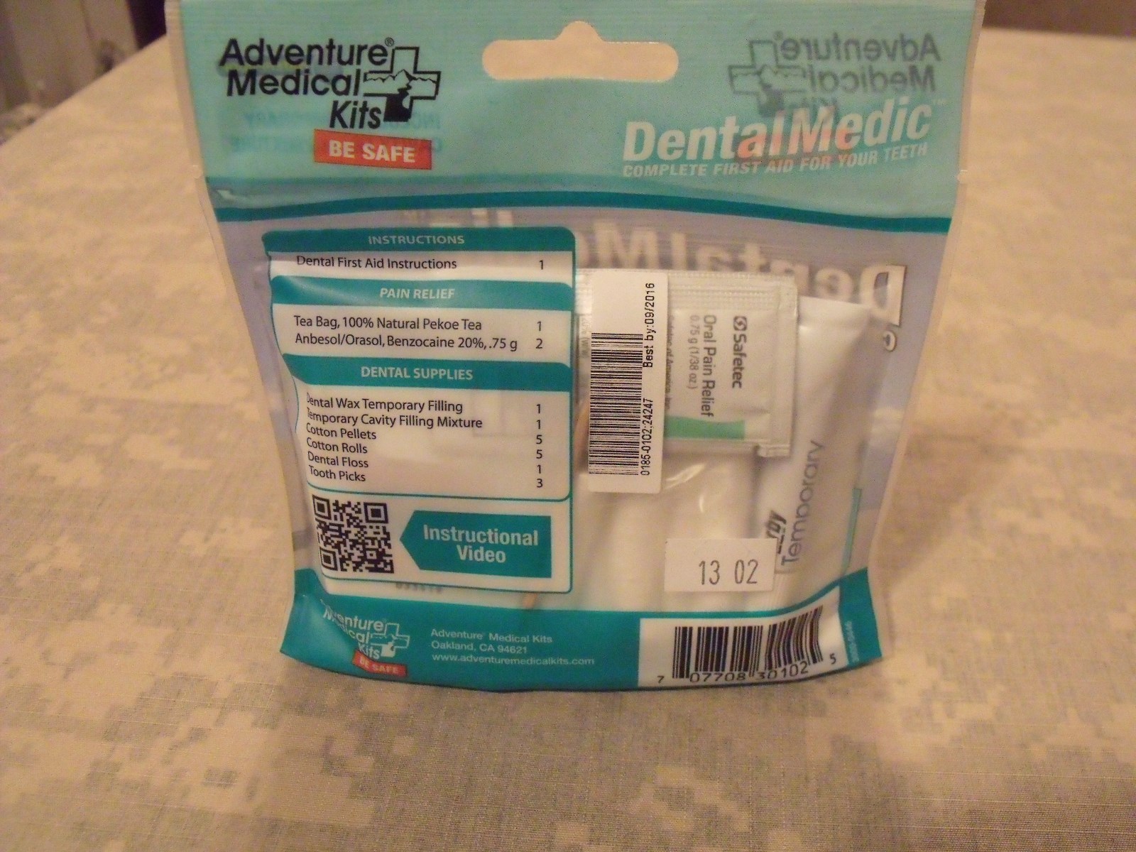 AMK “Dental Medic” – Waterproof Case, Emergency First Aid Dental Essentials