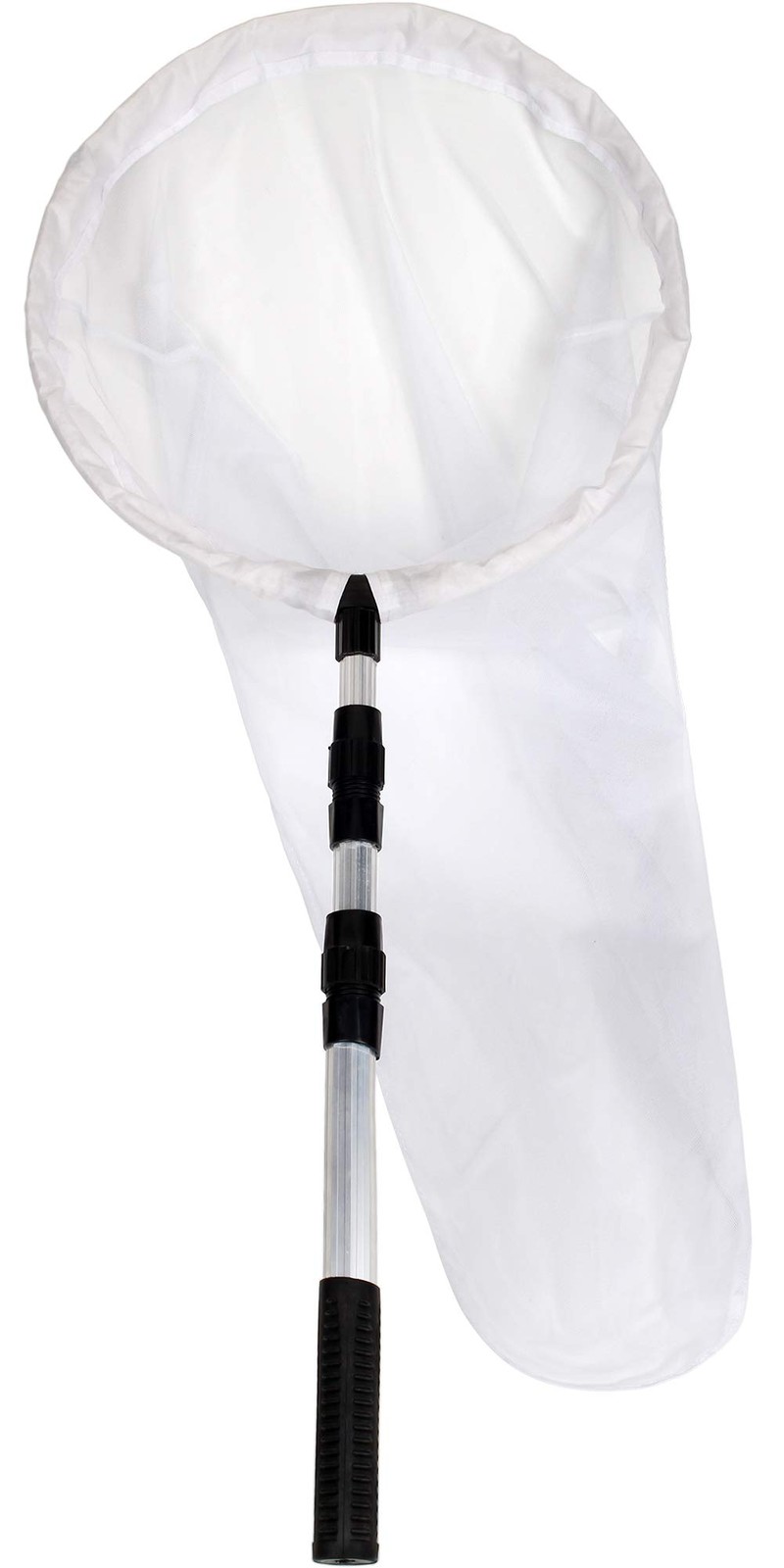RESTCLOUD Large Insect and Butterfly Net with 14″ Ring, 36″ Handle, White