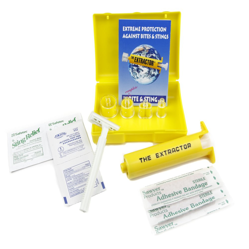 Venom Extractor & Suction Pump Kit for Snake Bite, & Bee, Wasp,