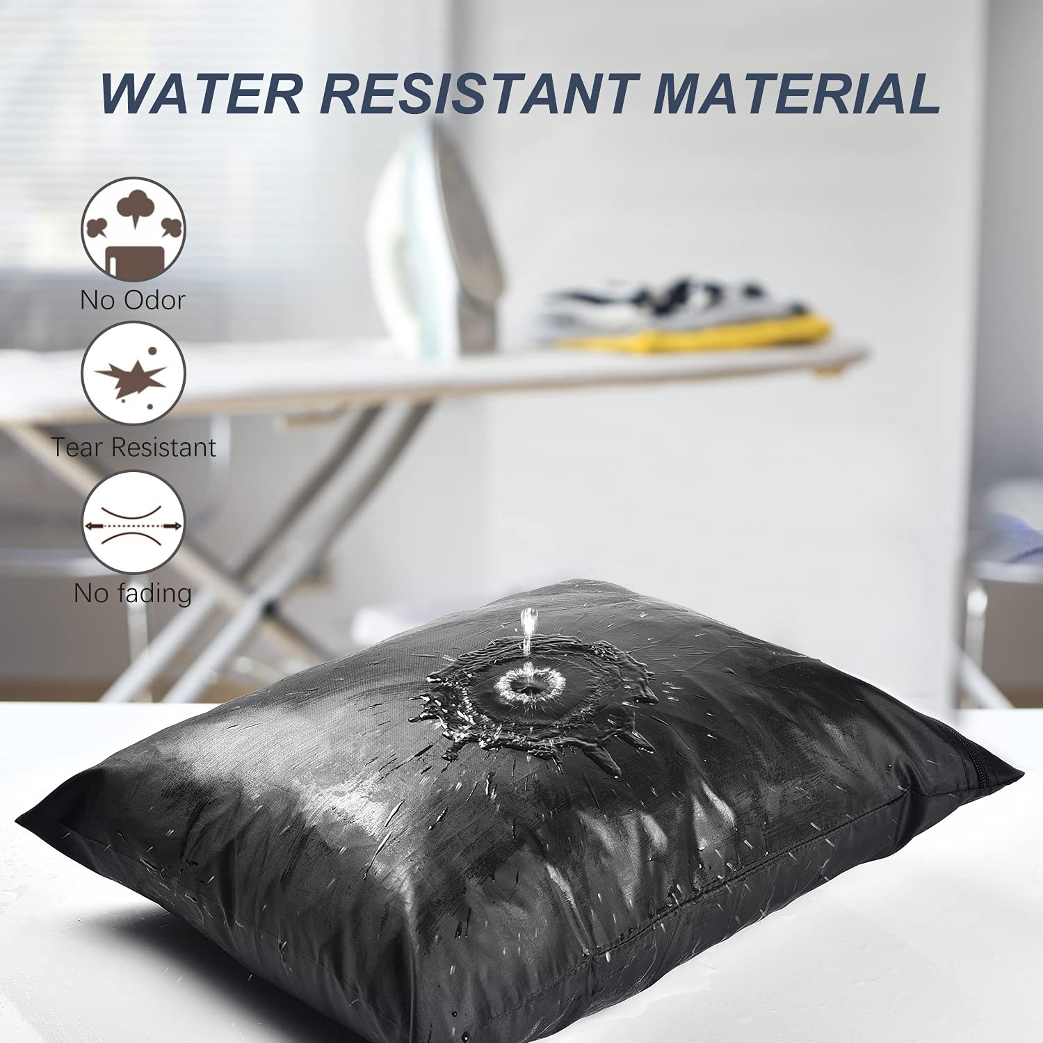 OTraki 2 Pack Laundry Bags 16×20 inch Wet Dry Bag for 16 x 20 inch, Black