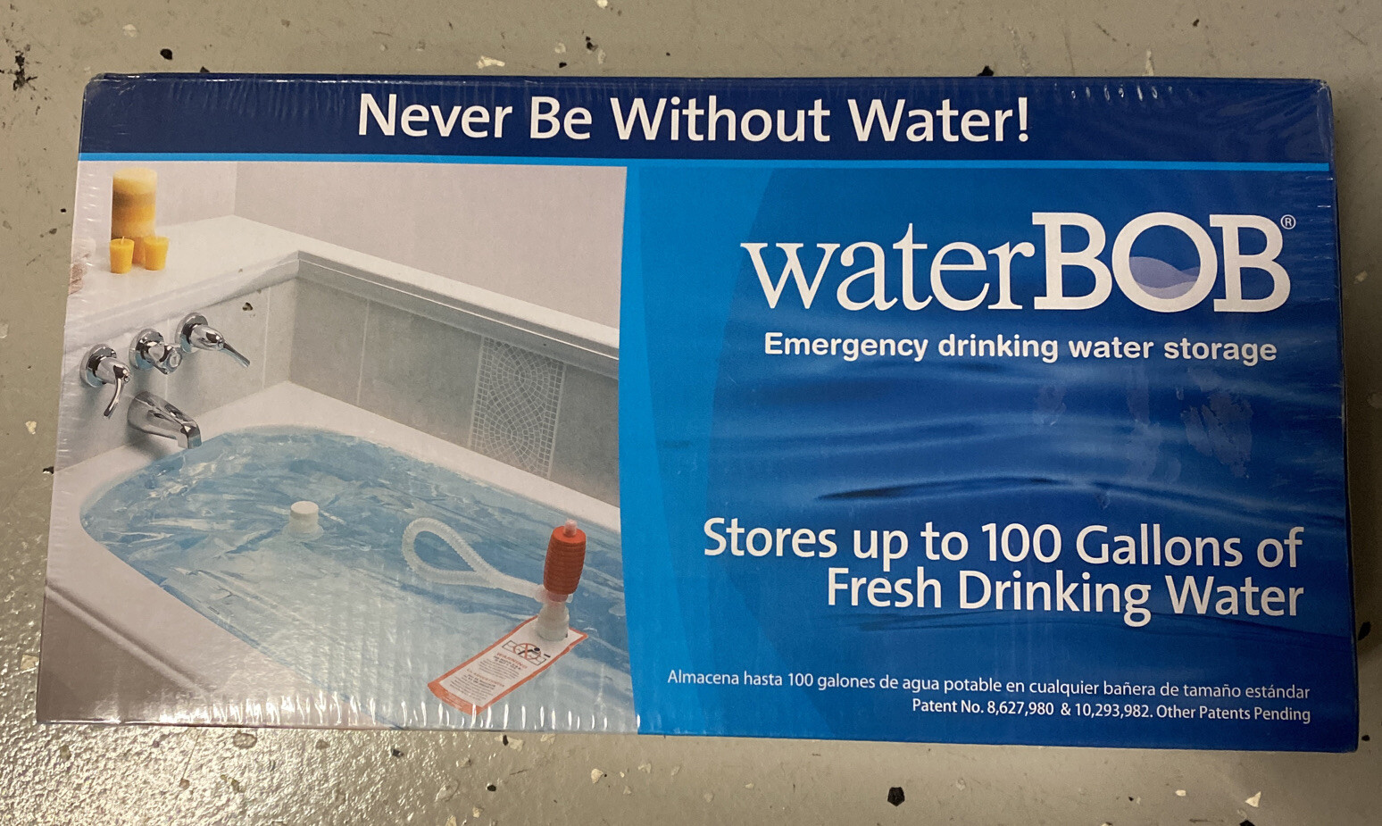 Water BOB Survival Emergency Drinking Fresh Water Storage 100-Gallons Kit NEW