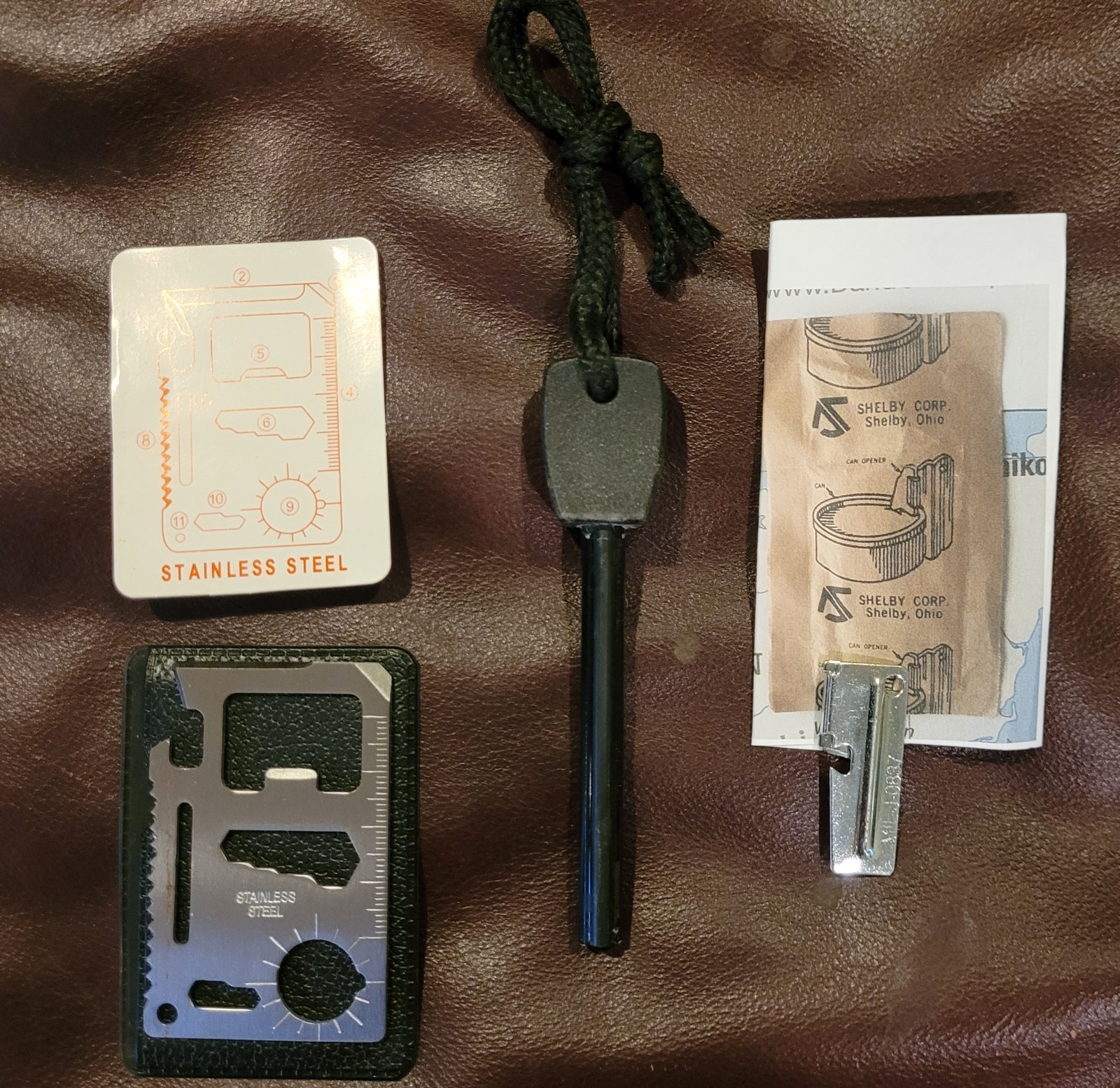 EmergenC Survival BugOutBag (BOB) TAMU corps Patch Lots of Great Tools4Survival