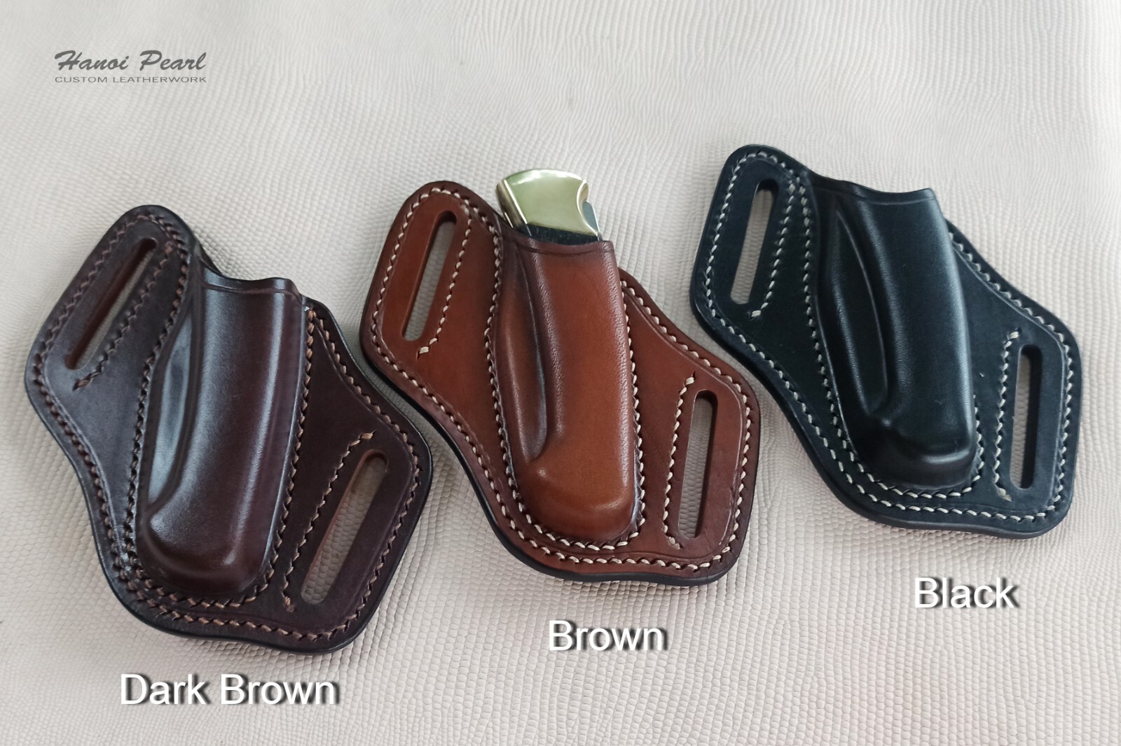 Custom Canted Cross Draw Leather Sheath for Buck 112 Ranger [Sheath Only]