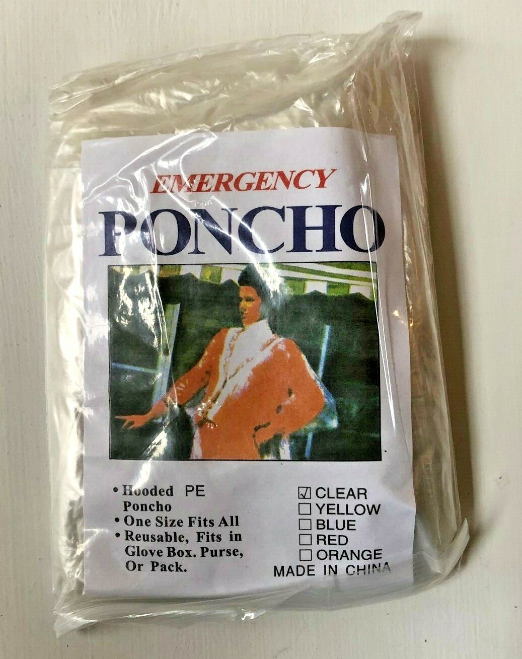 Lot of 10 Clear Ponchos Emergency Survival Bug Out Bag Prepper Camping