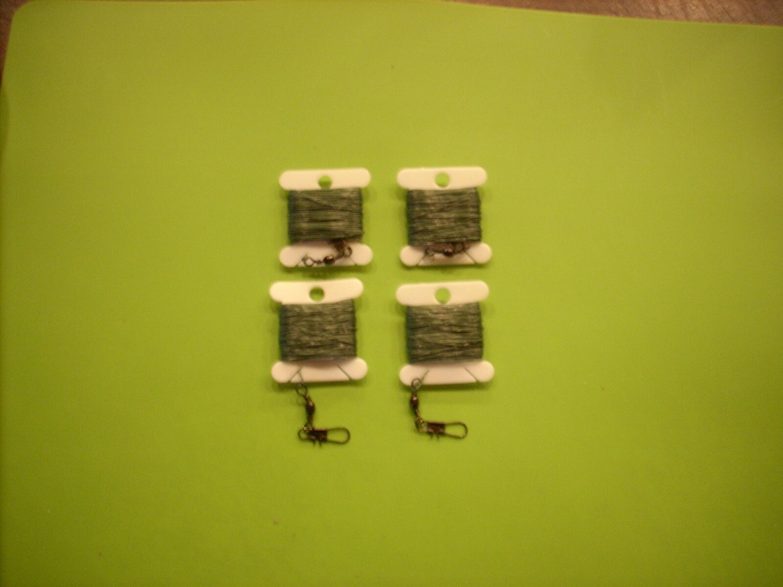 Trip Wire Alarm, 4ea X 25ft Line, Snare, Fishing, General Purpose, Survival,