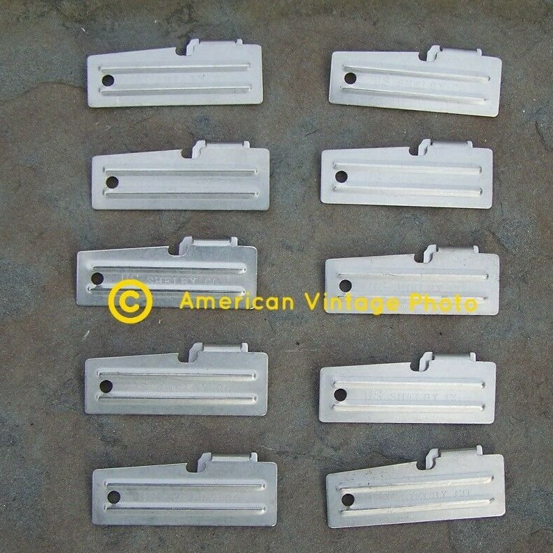 P-51 Can Opener 10 Pack USA Shelby Stainless for Hiking Camping Scout Mess Kit