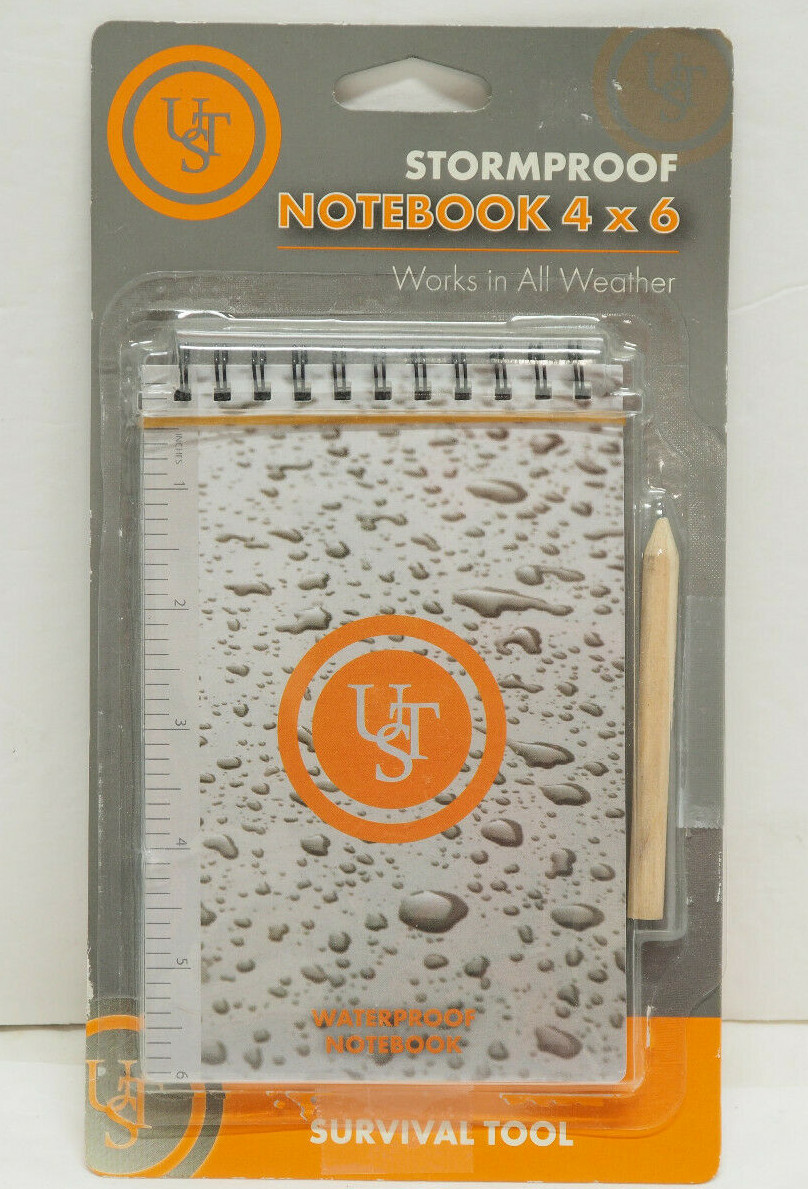 Stormproof UST Notebook 4×6 All Weather Emergency Disaster Tactical Preparedness