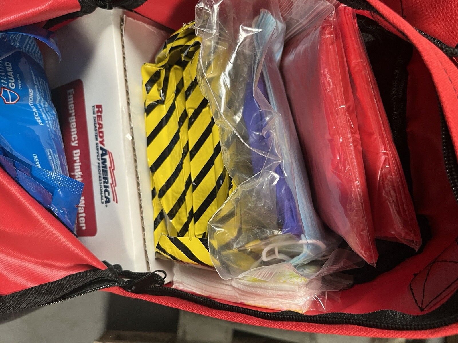 Ready America Emergency Kits QTY:2 (1 big and 1 small)