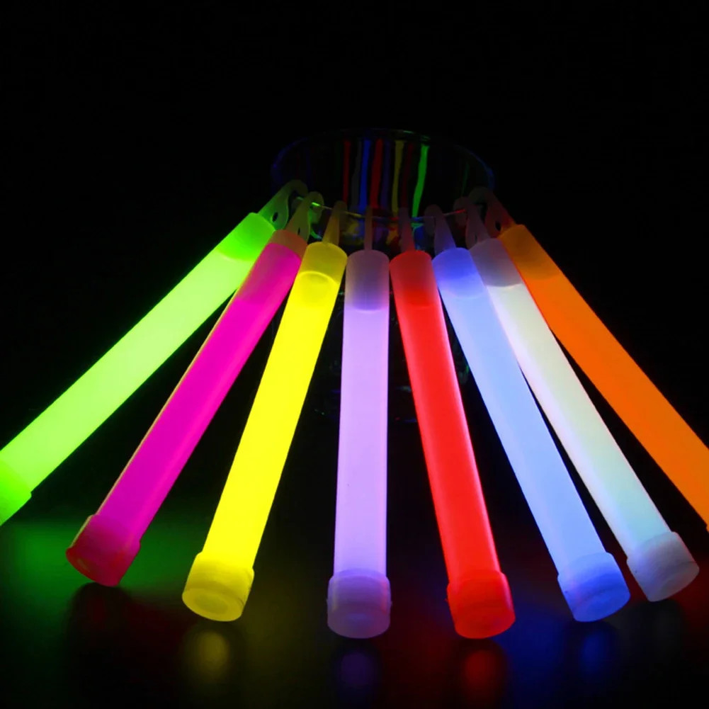 5 10pcs Survival Kit Military Glow Light Stick SOS Gear Outdoor Camping