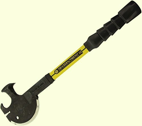 Camping Steel Multitool Emergency Survival Gear Hiking Axe Hammer Pry Bar USMade