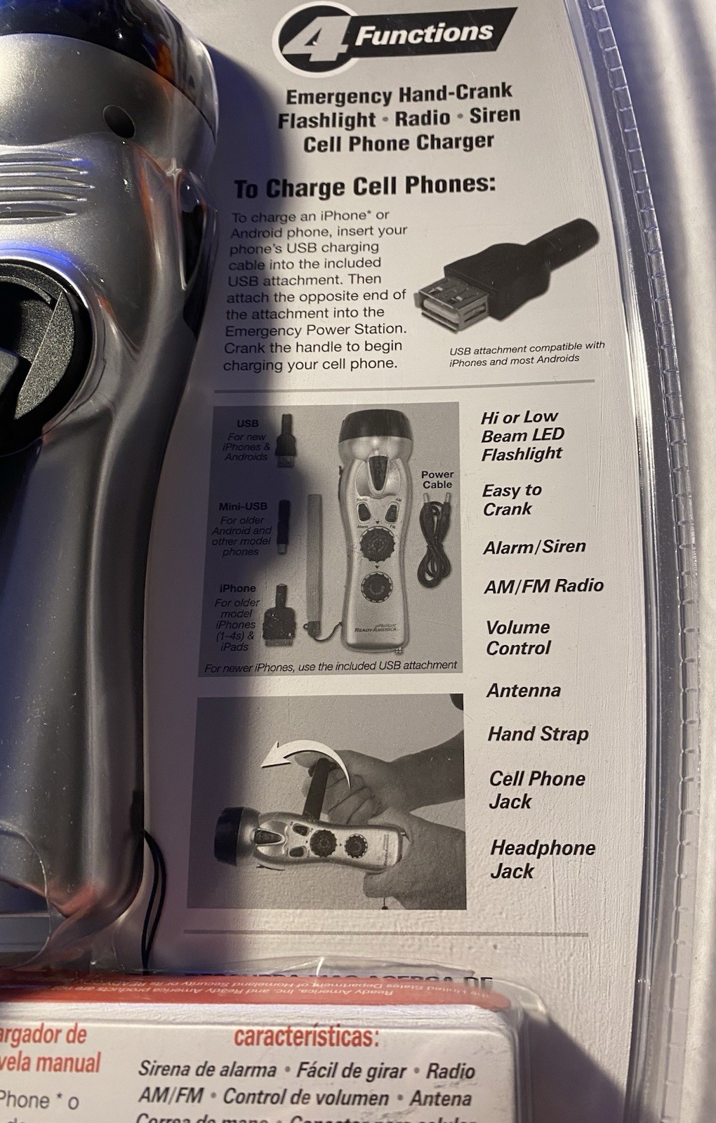 Ready America Emergency Power Station Flashlight Radio Phone Charger Lot Of 2.