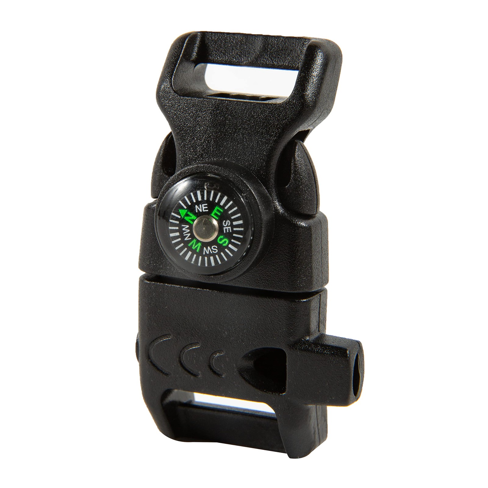 10 PCS Emergency Whistle Buckle come with Compass & Fire Starter & Flint Scra…