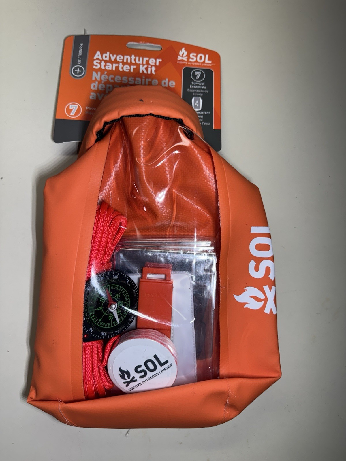SOL Adventurer 7 PC Survival Essential Starter Kit BRAND NEW (OOP)