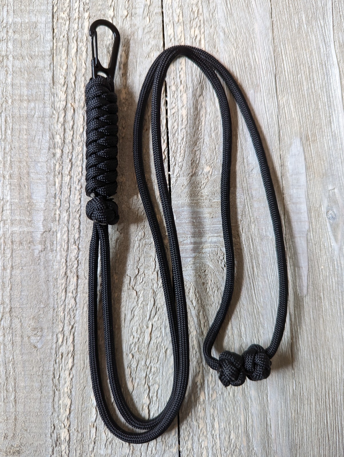 Paracord Double Loop Neck Lanyard Fully adjustable w/ slack control