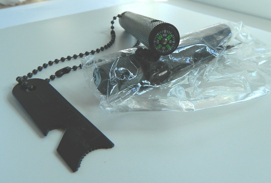 TWO 2.5 EIGHT IN ONE MAGNESIUM FERRO PREMIUM FLINTS W/COMPASS-MORE-NEW-US DEALER
