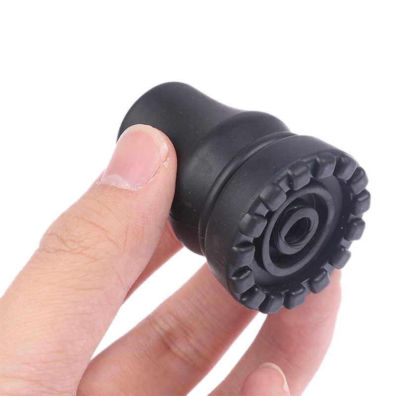 Rubber Tips For Old Man Hiking Poles Trekking Poles Solid T-handle Walking Stick