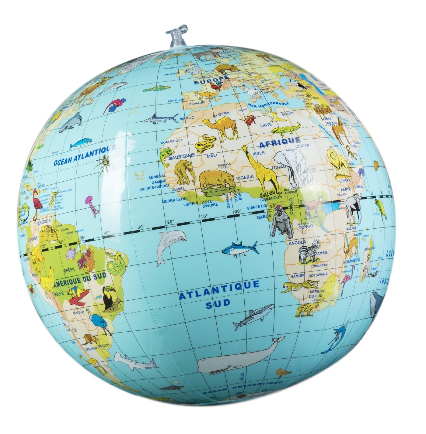 Sarl – 057 F – Globe Inflatable – Animals – Size 30cm