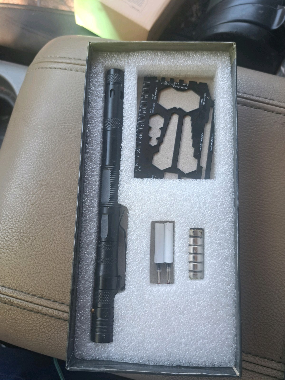 SafetyVital 9-in-1 Tactical Pen with Tool Card 2-Pack