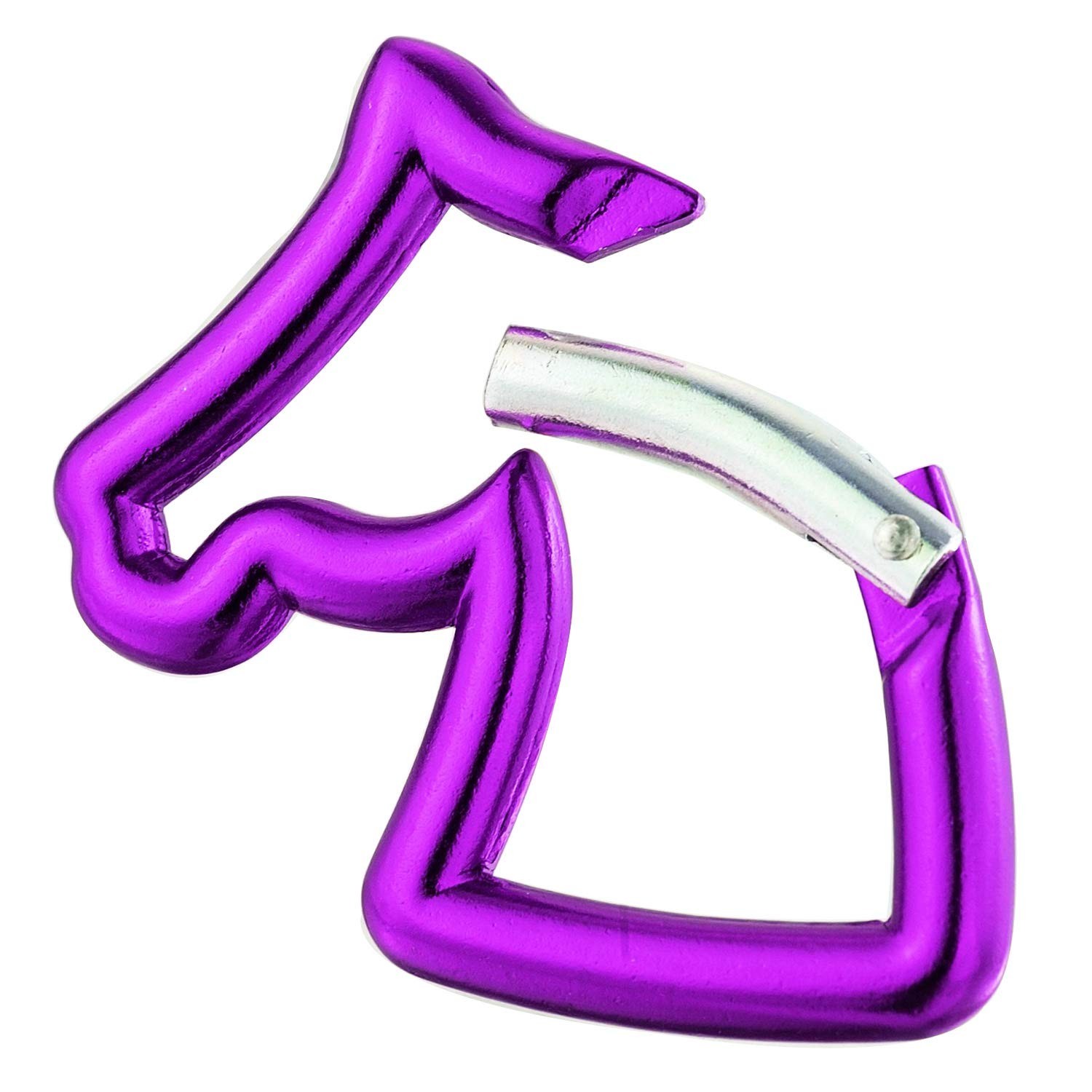 2″ Aluminum Car Keychain D-Ring Spring Loaded Gate Carabiners Hook Clip Snaph…