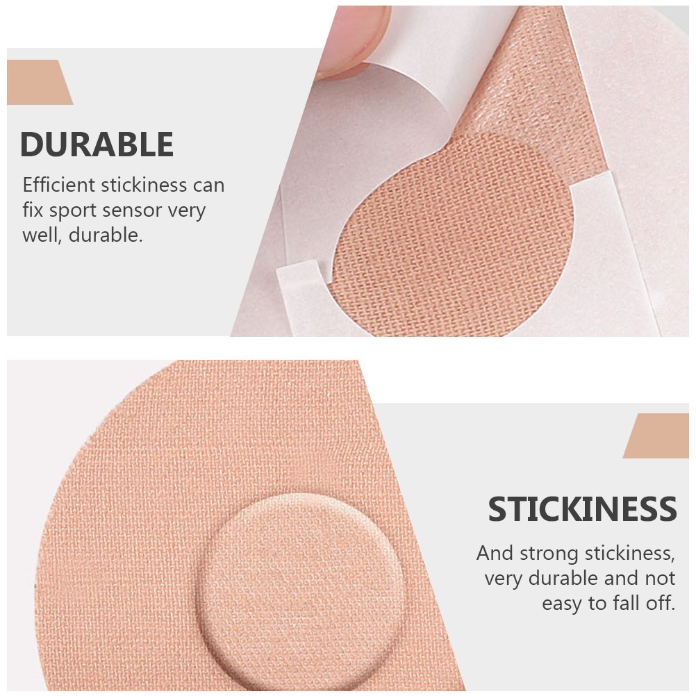 40 PCS Sports Non-slip Adhesive Patch Elastic Sensor Fixed Patch Breathable