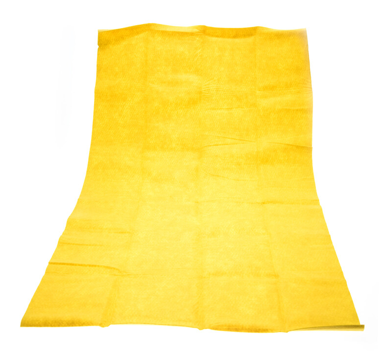 New 20″ x 24″ Yellow Camp Towel Non Woven Material # NW2024