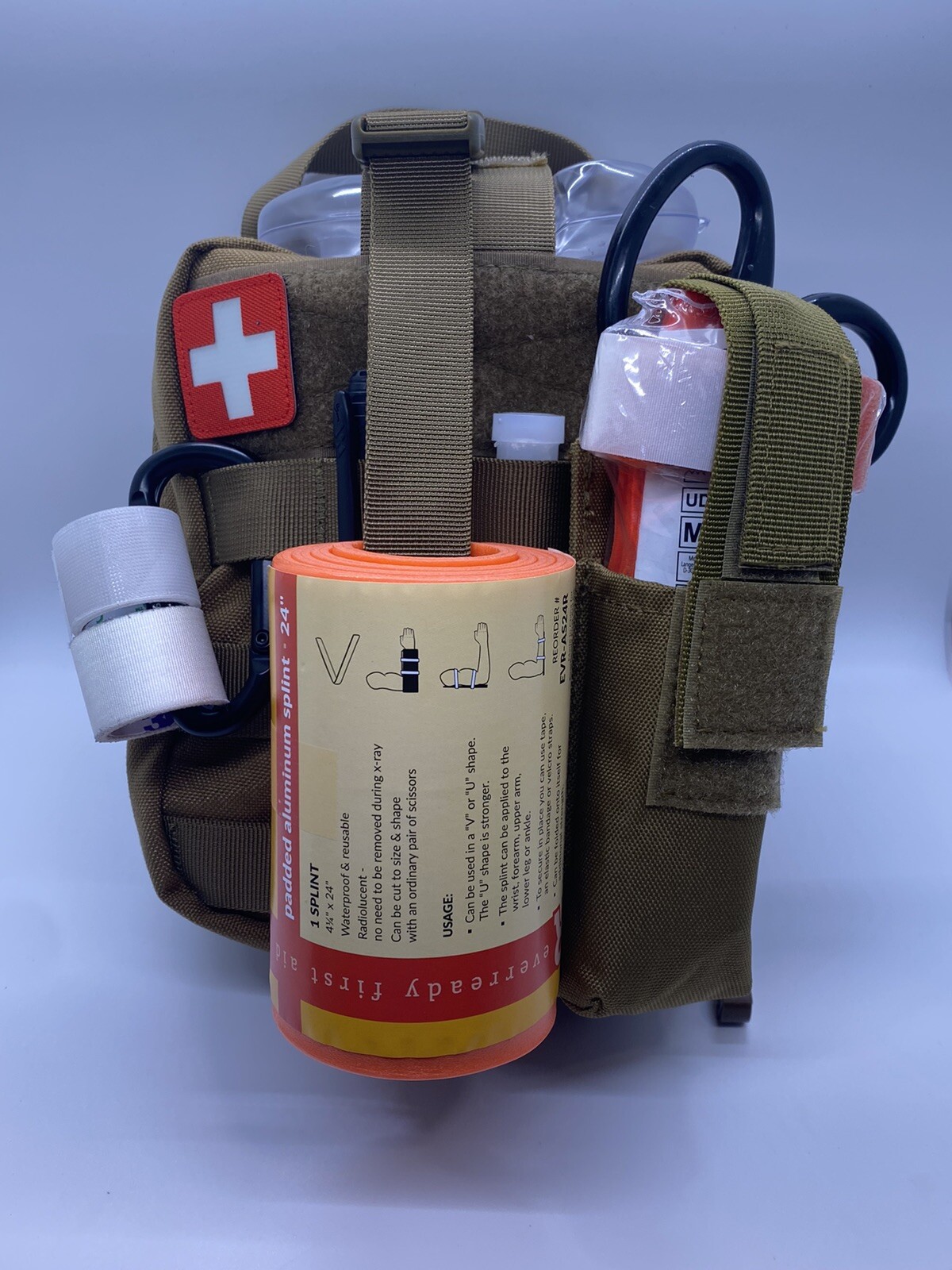 Individual First Aid Kit (IFAK) Condor Coyote Brown with Ethicon Suture Kit