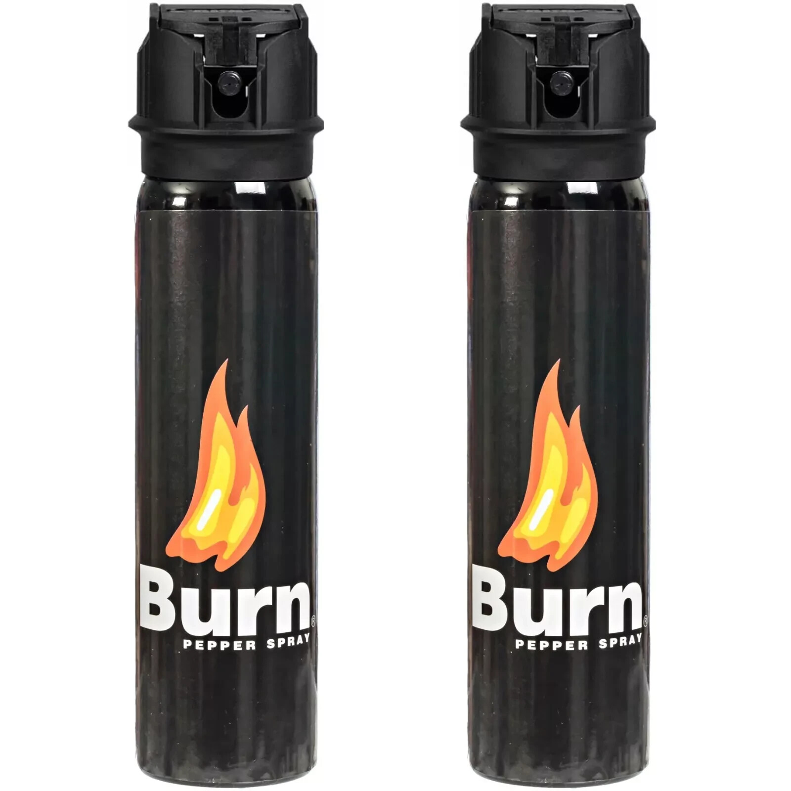 2 Pack Burn Pepper Spray 3.7oz – Self Defense & Personal Safety – Police Grade