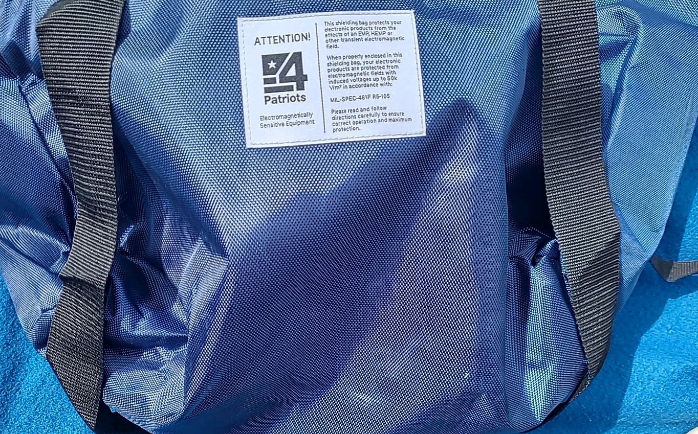 4Patriots EMP Protection Shielding Bag For Electronics Size XL 30X28