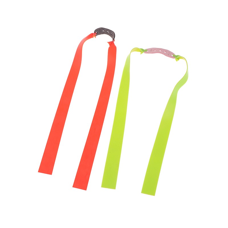 10Pcs Slingshot Flat Rubber Band 1.0mm Hunting Catapult Shooting Accessories