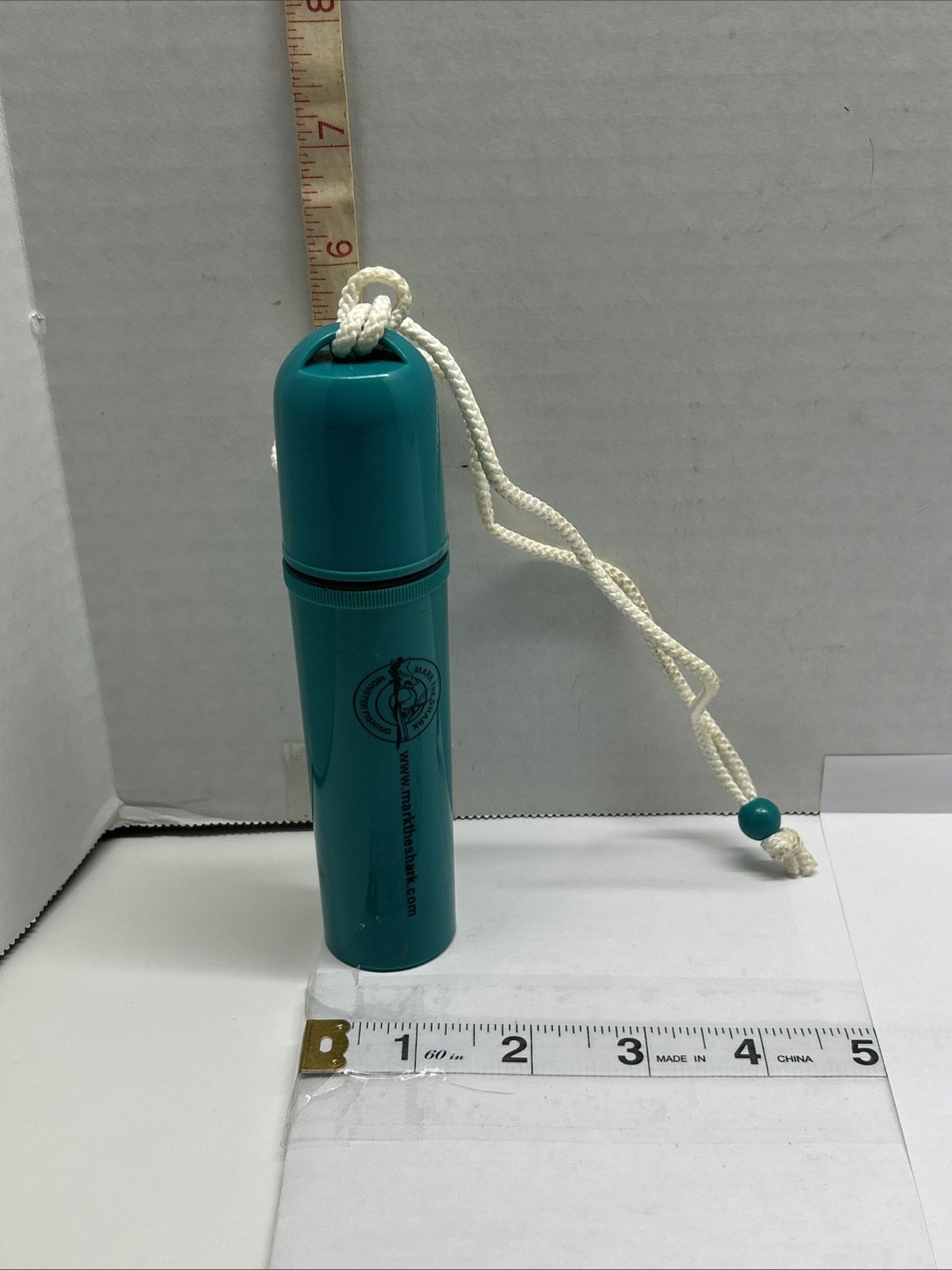 Floating Waterproof Container / Key Holder Mark the Shark Monster Fish