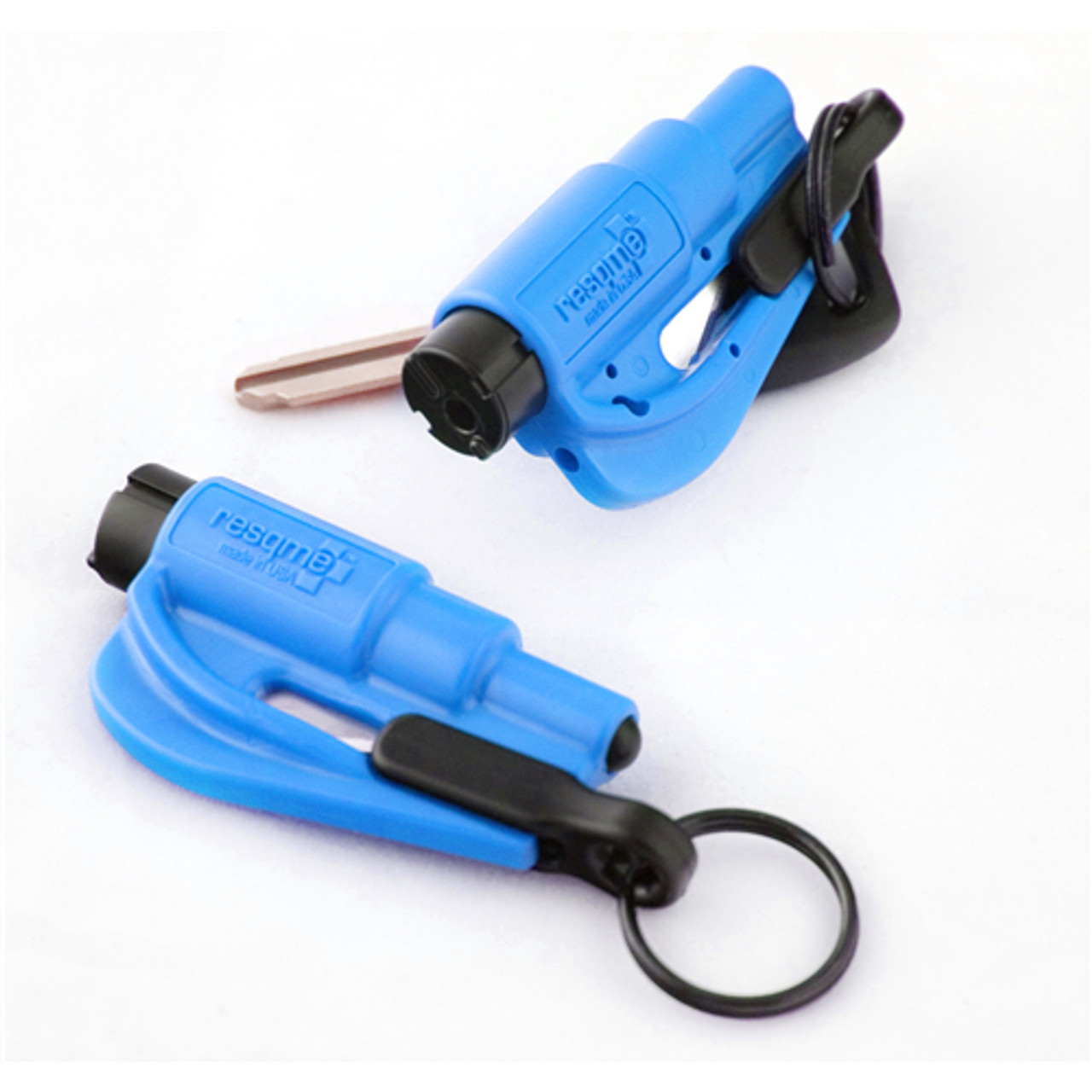NEW Kroll BLUE RESQME Keychain Window Breaker Rescue Tool