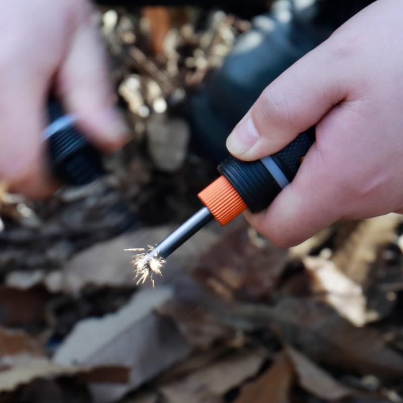 30-in-1 Survival Kit Portable Folding Shovel Multifunctional Camping Tool w/Case