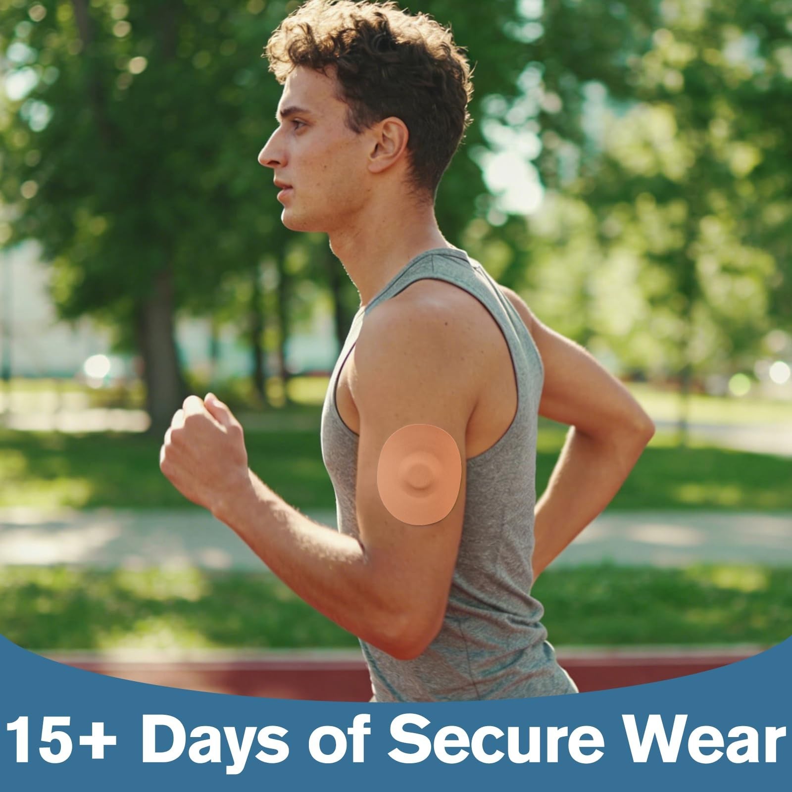 Waterproof Libre 3 Sensor Covers – 40 Pack, Breathable Flexible Adhesive Patches