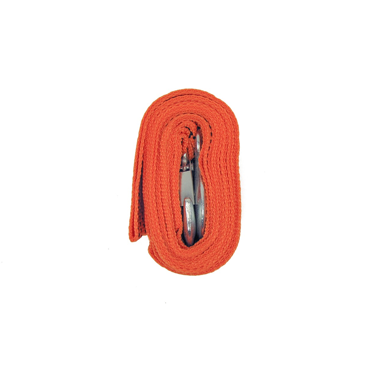 13ft 3300LB Auto Car Orange Nylon Roadside Emergency Heavy Duty Tow Rope Hook