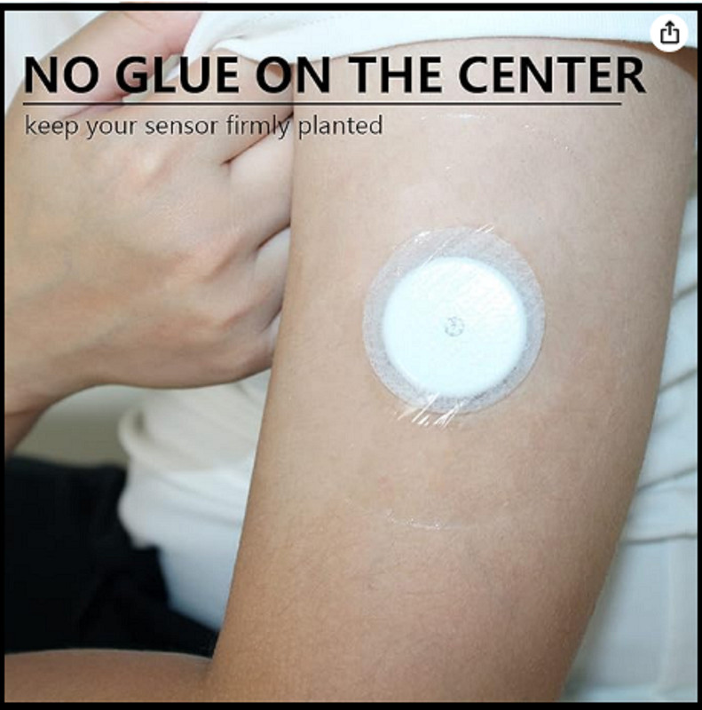 Freestyle Sensor Covers for Libre 1/2/3, 55 Pack Waterproof Adhesive Patches Ne