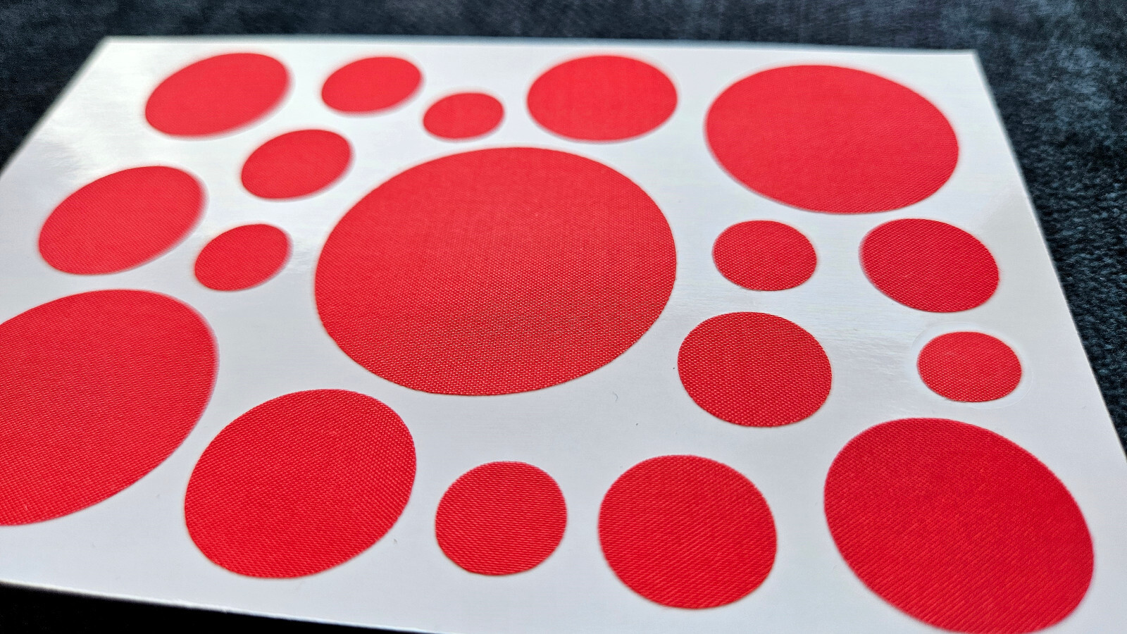 x-repair 18pcs Self Adhesive Repair Patches Circles Repair Stickers Nylon