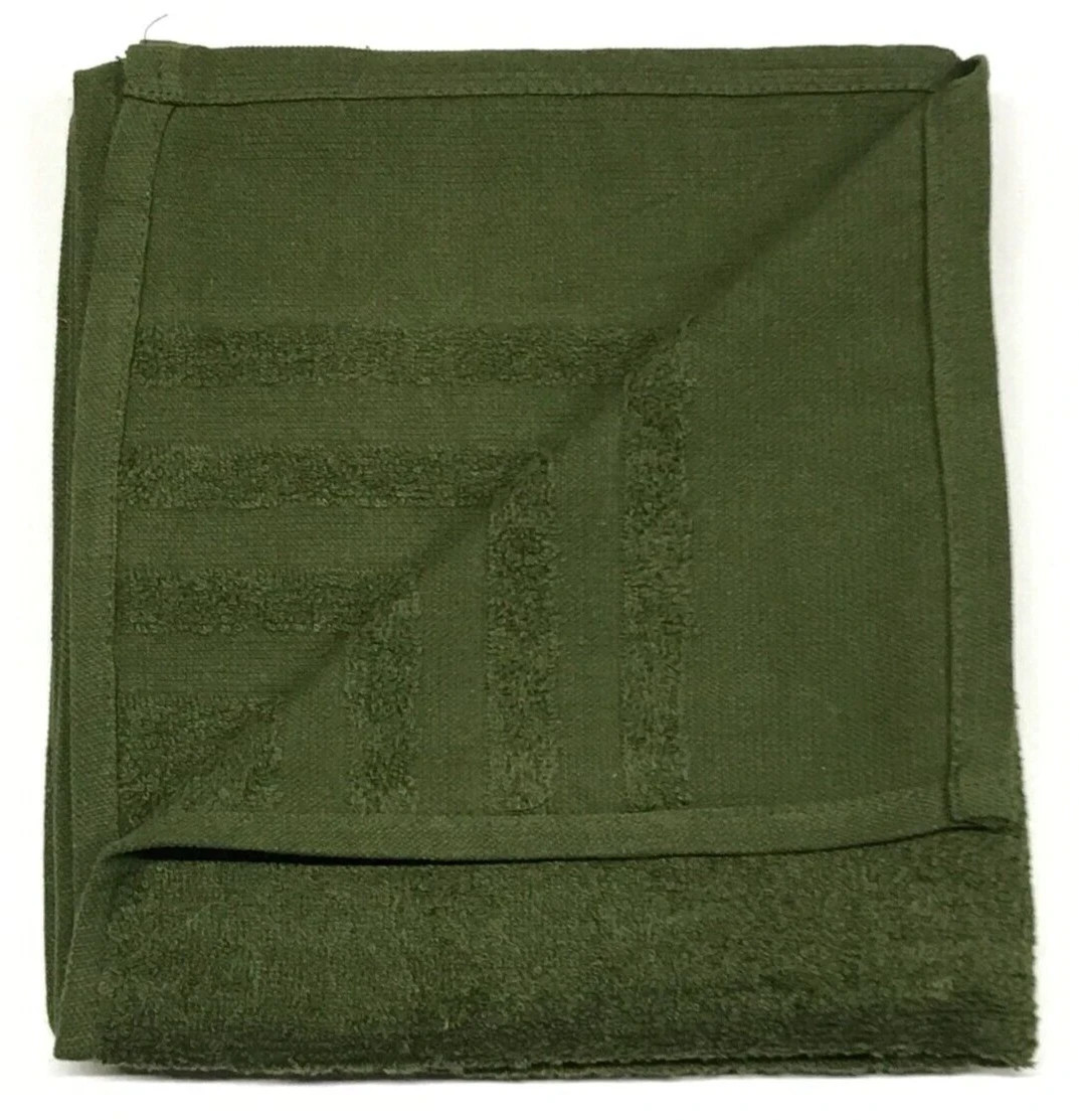 Vietnam Type 100 % Cotton Towel OD Green 19″ x 44 5/8″