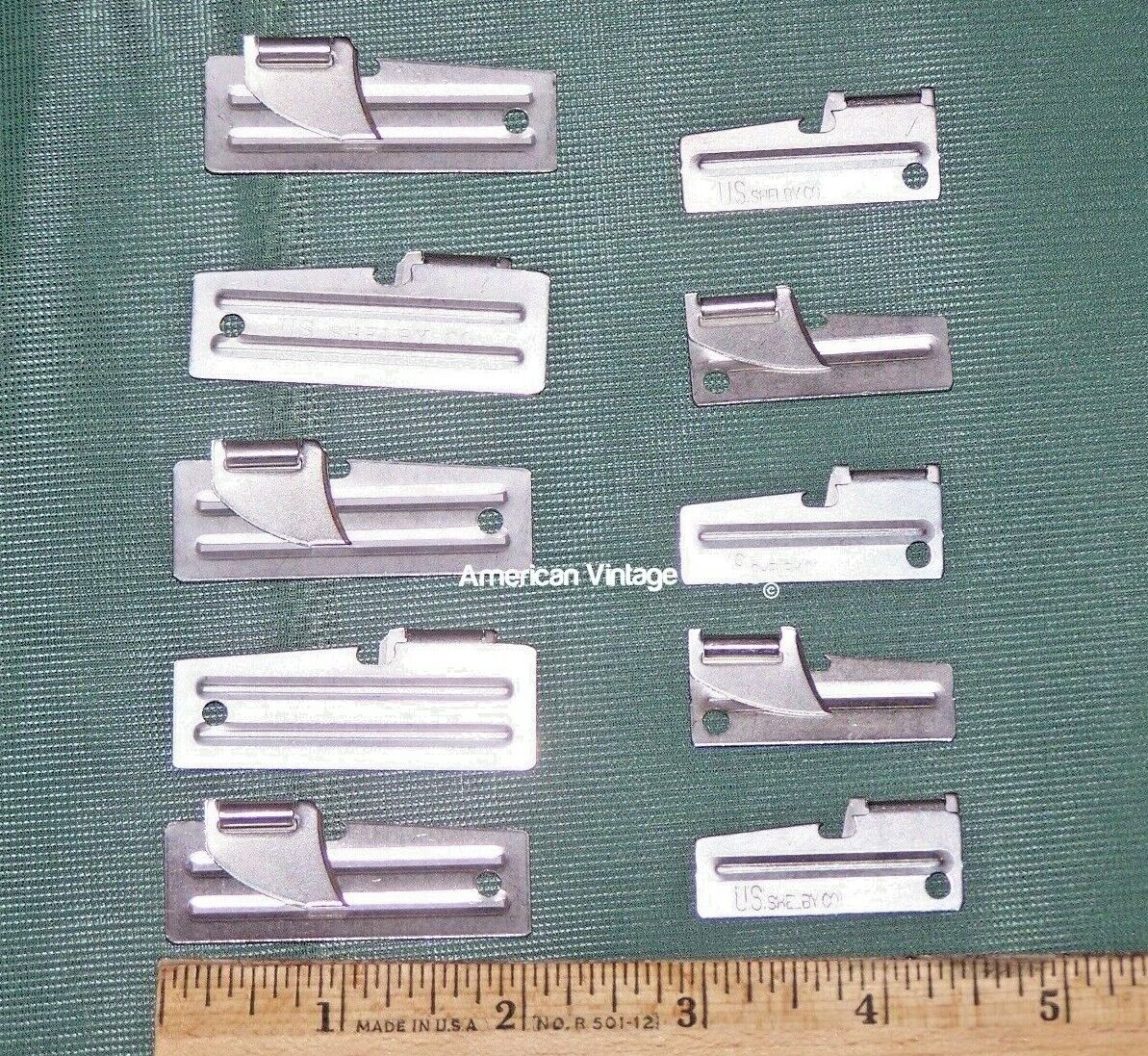 P38 & P51 Can Opener 10 Pack 5 Each Shelby Co USA for Survival Scout Camping