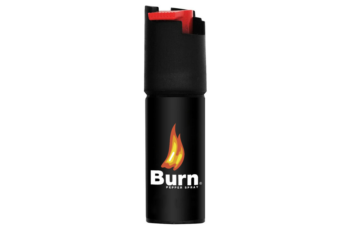 BURN PEPPER SPRAY KEYCHAIN 0.5OZ SELF DEFESNE SECURITY CASE MOLDED – RED 2 PACK