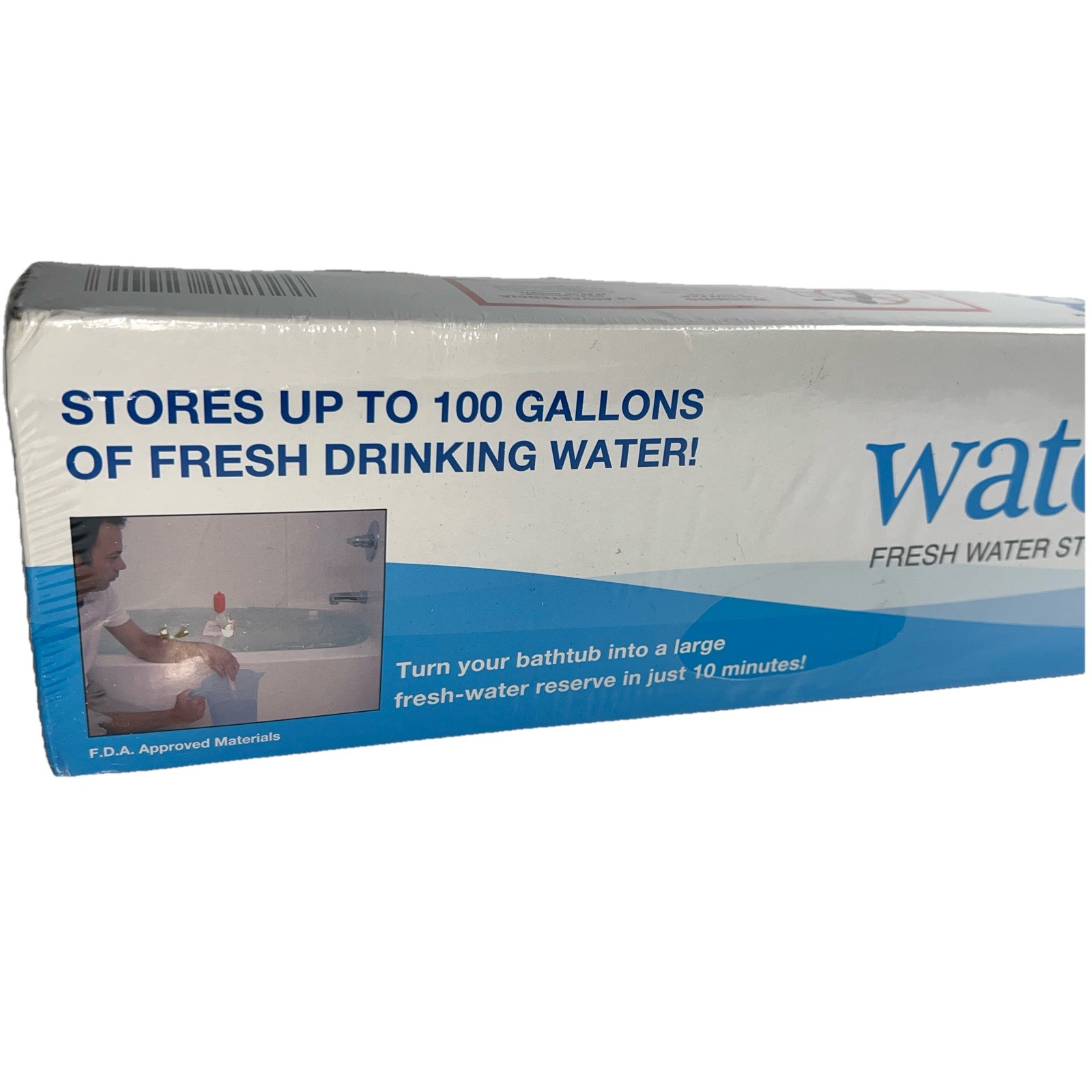 NEW WaterBOB Emergency Survival Bathtub 100 Gal BPA Free Drinking Water Filter