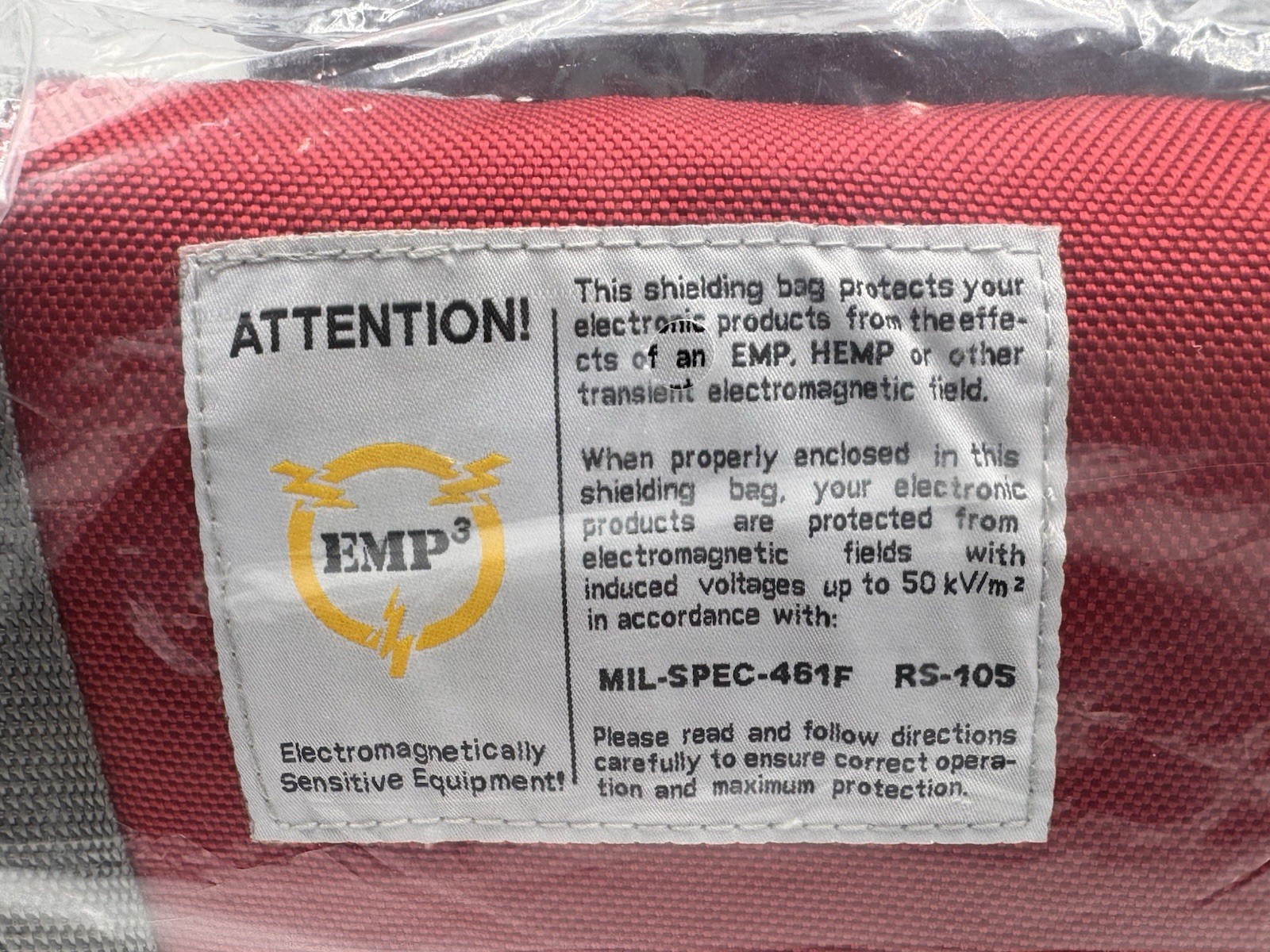 LION ENERGY EMP Faraday Military MILSPEC Electronics Shielding Bag & Storage Box
