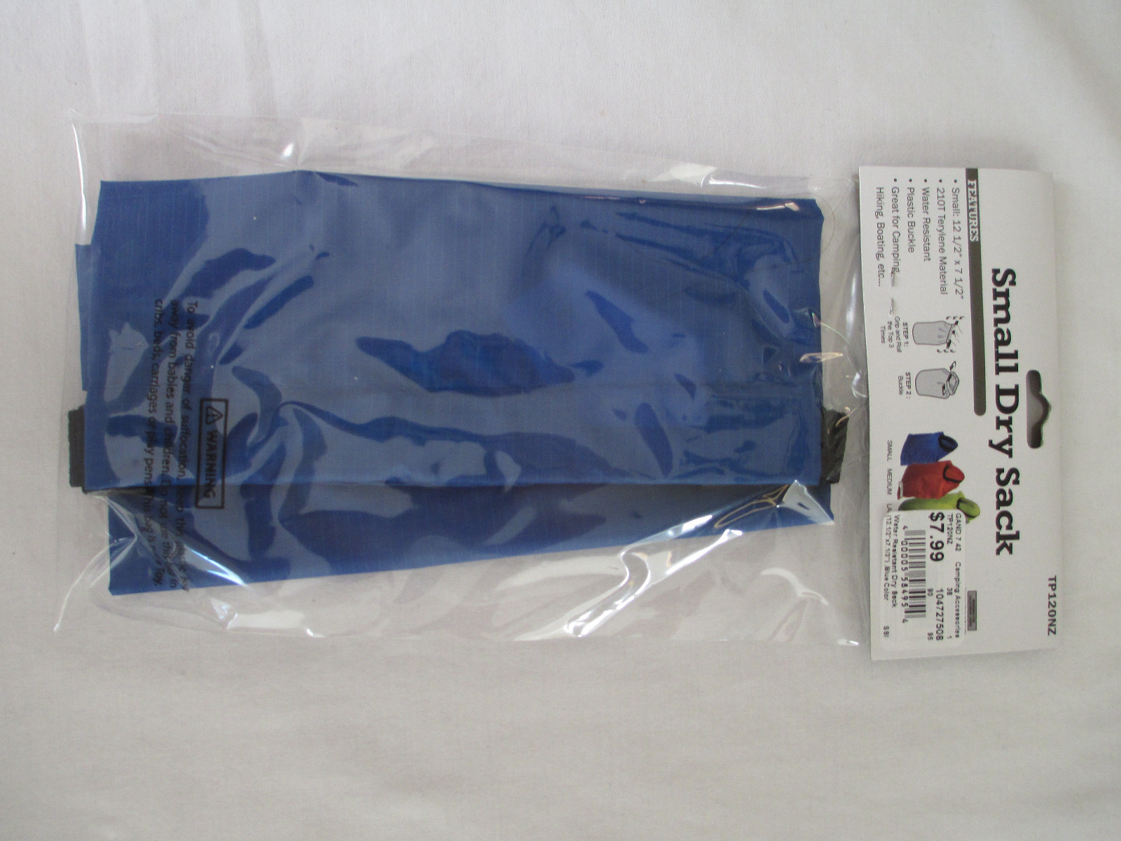 SE SMALL DRY SACK – WATER RESISTANT CAMPING / OUTDOOR BAG – 12.5 X 7.5 INCHES