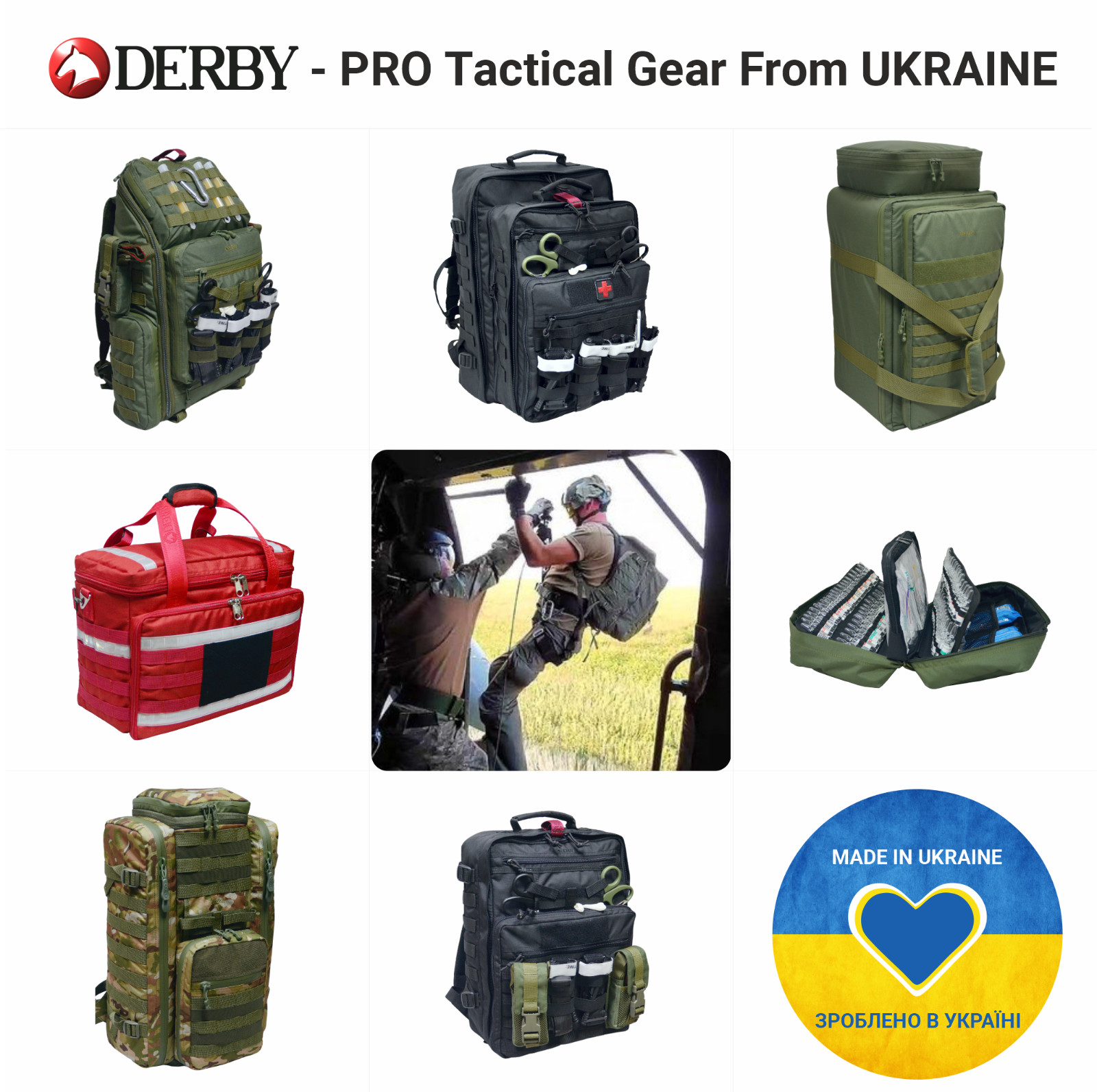 Tactical Medical Backpack – 20L MOLLE First Aid EMT Trauma Bag