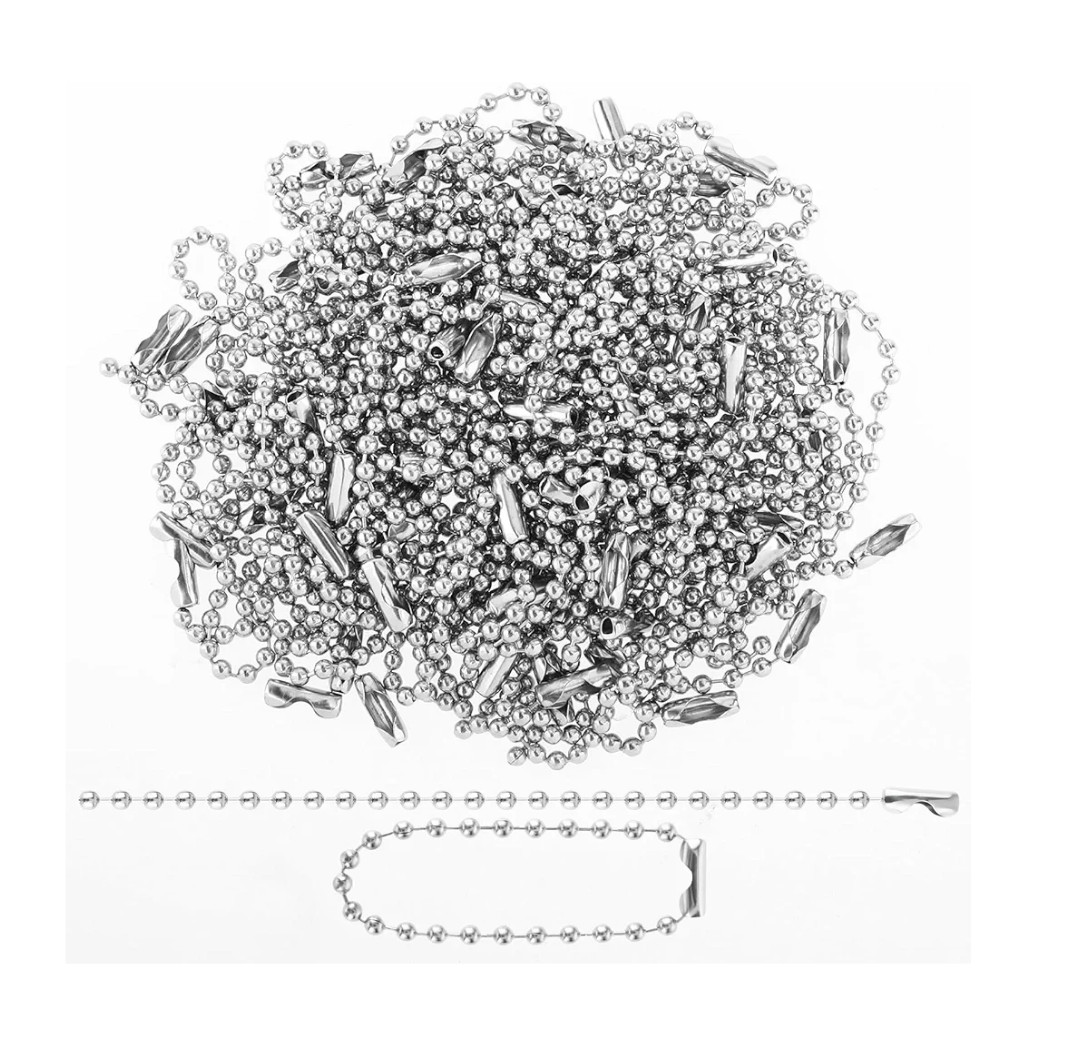 10 – 100 PCS Stainless Steel 3.5″ Ball Chain For P38 & P51 Can Openers