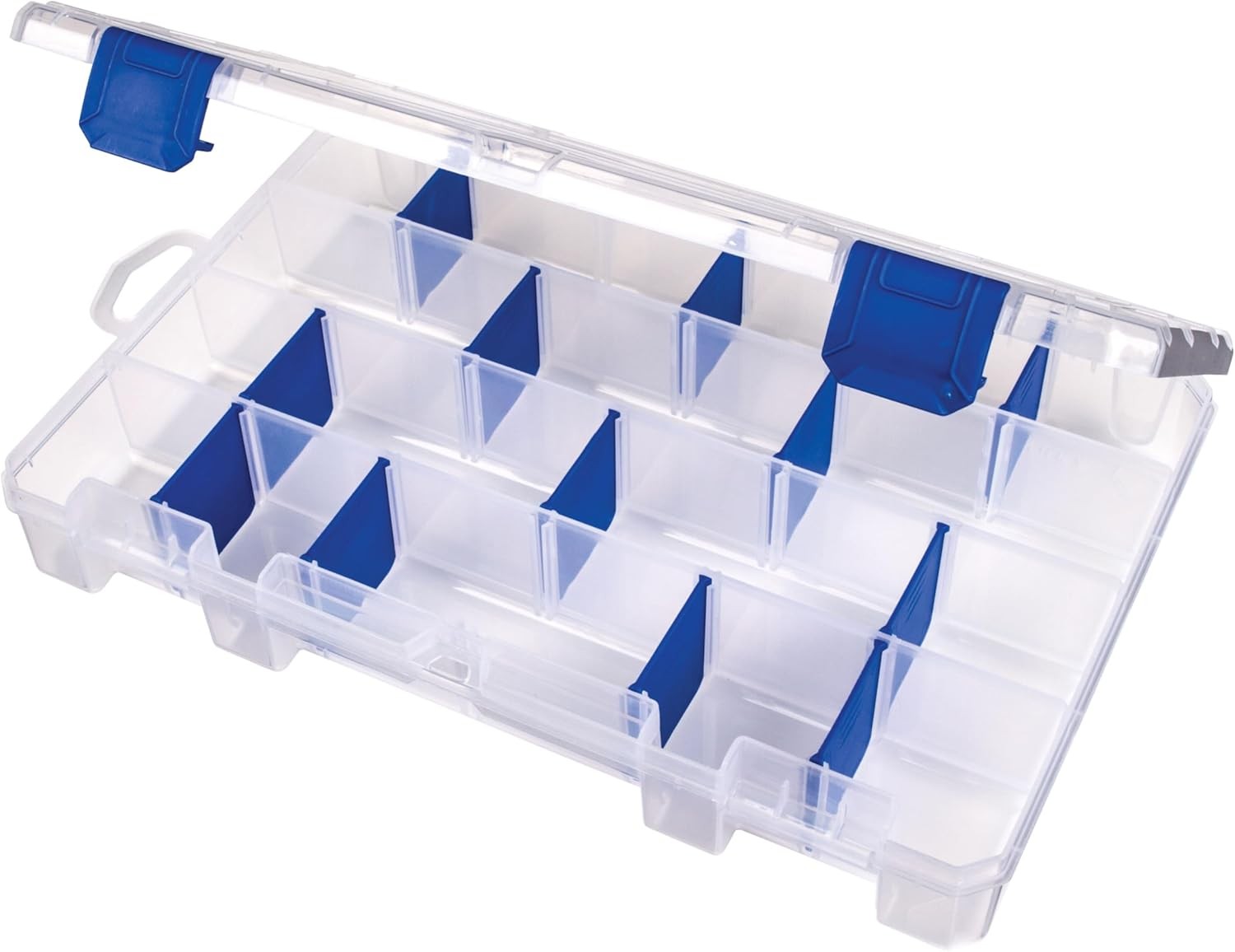 Flambeau Outdoors 4007 Fishing Tackle Box – Includes 12 7.25″, Clear