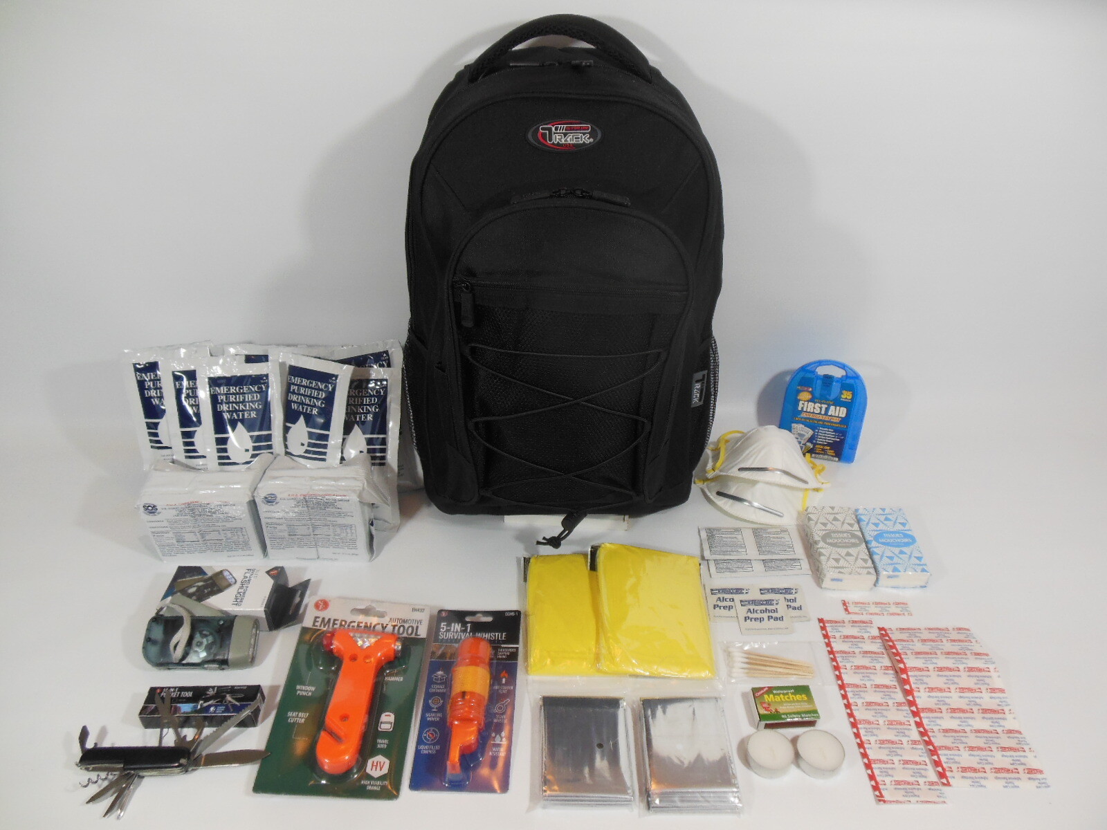3 Day Emergency Survival Kit 2 Persons for Disaster EarthQuake Bug out Bag
