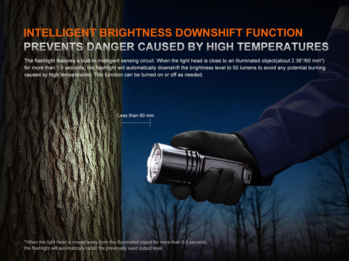 Fenix LR35R Pro 10000 Lumen Ultra Bright Flashlight with UV Light