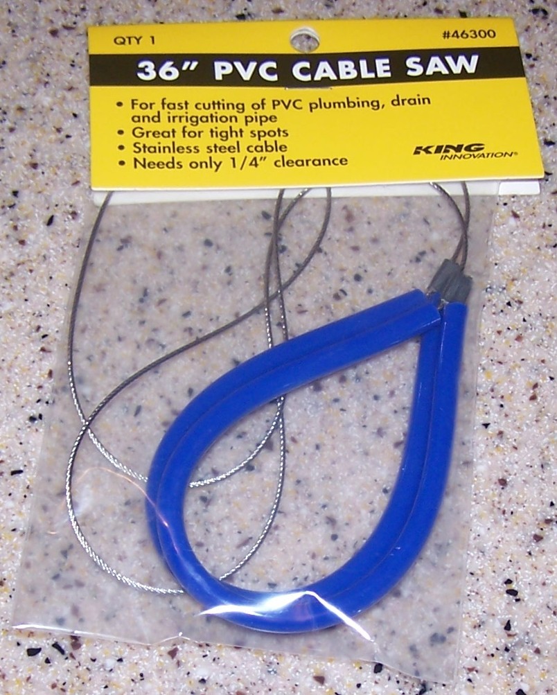 36″ PVC Cable Saw King 46300 Stainless Steel Cable