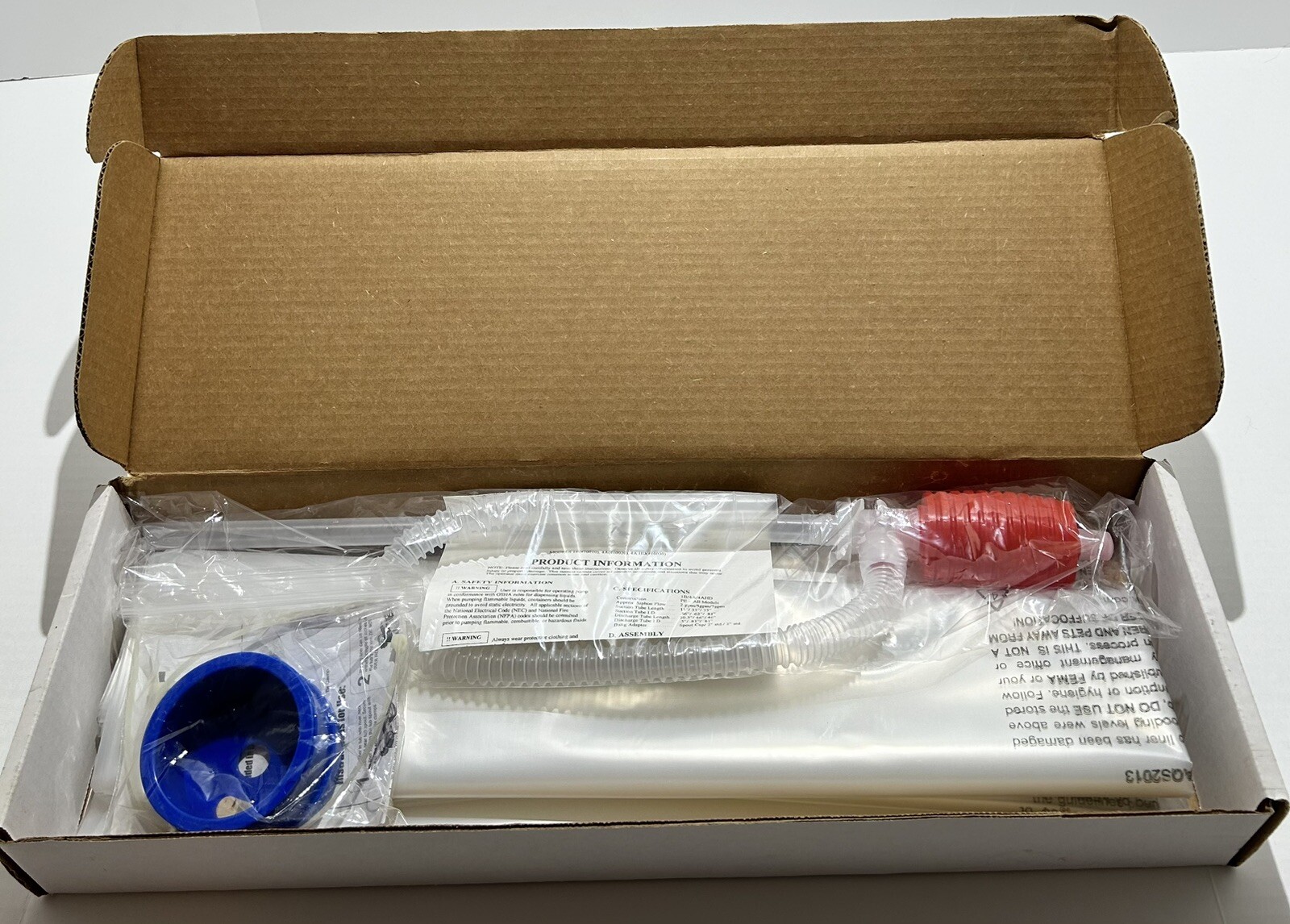 Aquapod Emergency Water Storage Kit 65 Gallon In-Home Bathtub